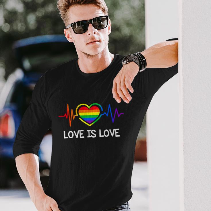 Love Is Love Gay Pride Long Sleeve T-Shirt Gifts for Him