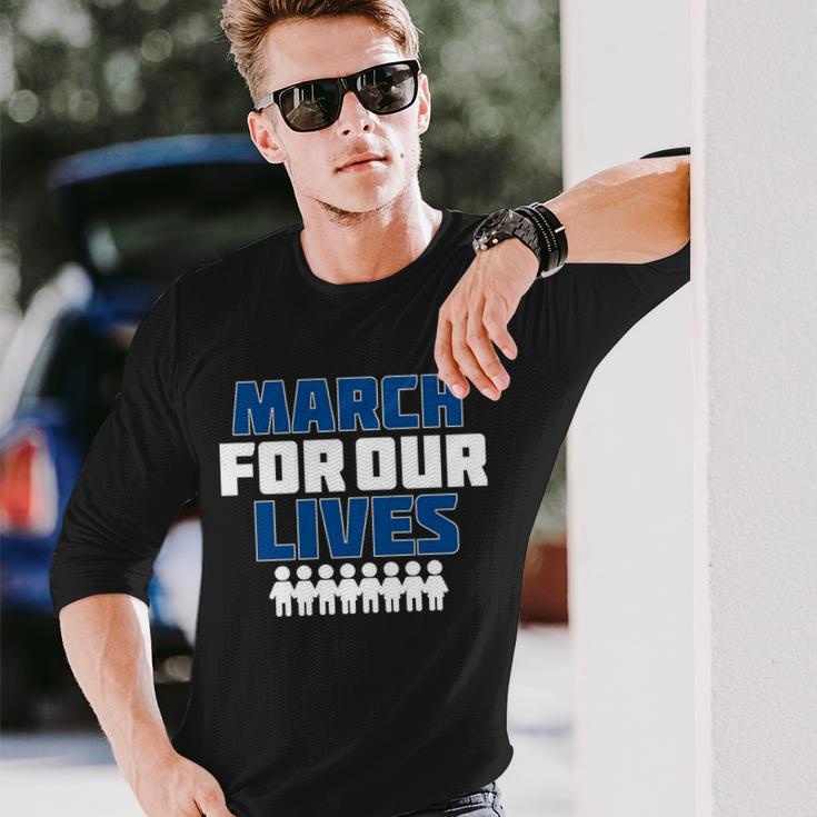 March For Our Lives Gun Control Long Sleeve T-Shirt Gifts for Him