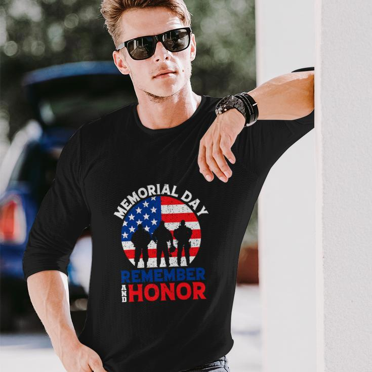 Memorial Day Quote Military Usa Flag 4Th Of July Long Sleeve T-Shirt Gifts for Him
