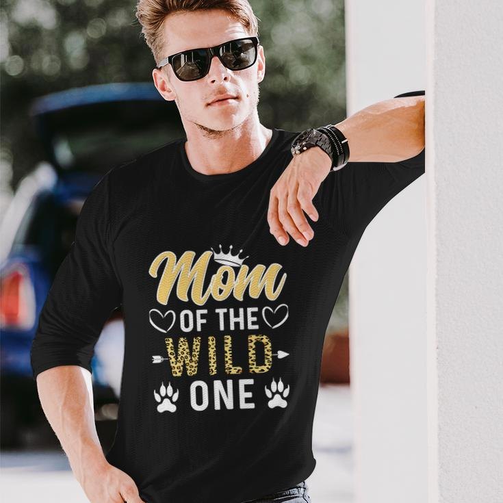 Mom Of The Wild One 1St Birthday Matching Long Sleeve T-Shirt Gifts for Him