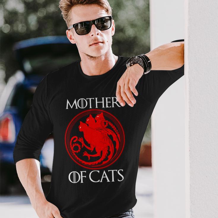 Mother Of Cats Tshirt Long Sleeve T-Shirt Gifts for Him