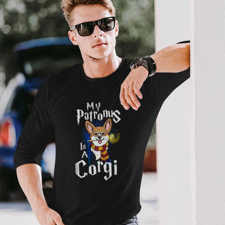 My Patronus Is Corgi Corgi For Corgi Lovers Corgis Long Sleeve T-Shirt T-Shirt Gifts for Him