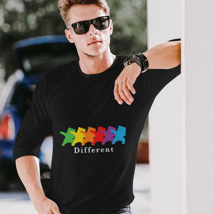 Pride Month Dare To Be Different Rainbow Lgbt Long Sleeve T-Shirt Gifts for Him