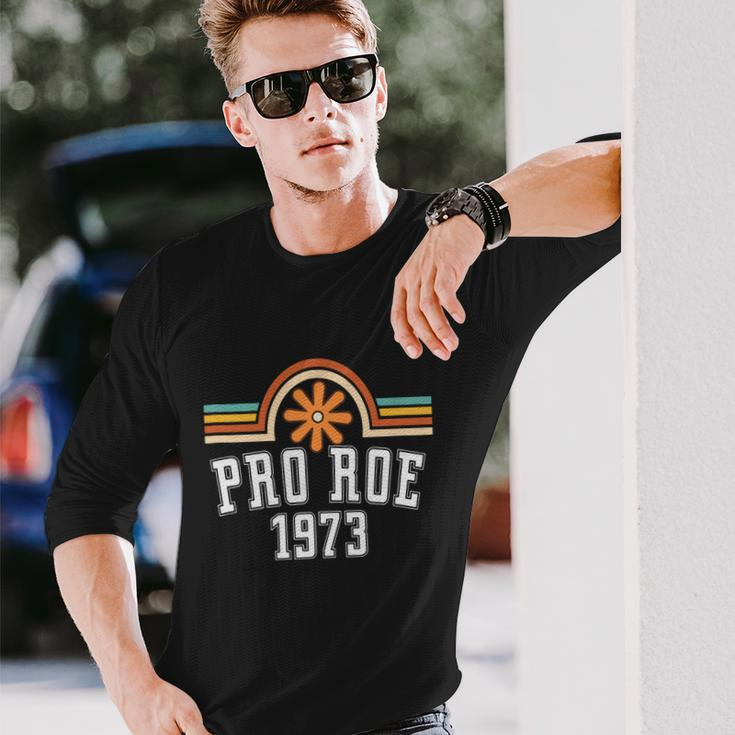 Pro Roe 1973 Rainbow Rights Long Sleeve T-Shirt Gifts for Him