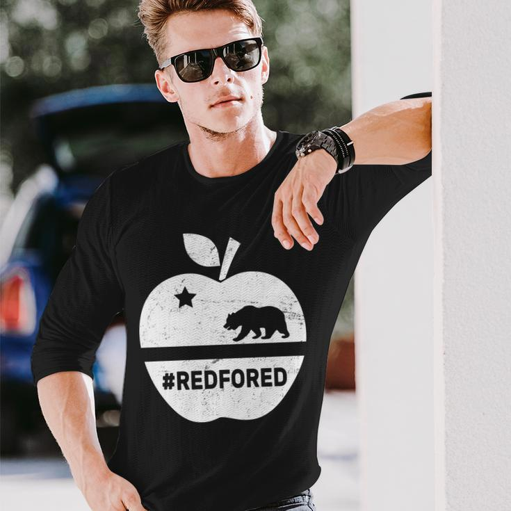 Red For Ed California Apple Tshirt Long Sleeve T-Shirt Gifts for Him