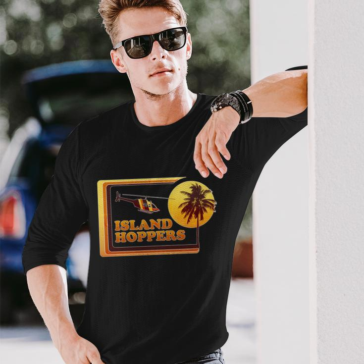 Retro Island Hoppers V2 Long Sleeve T-Shirt Gifts for Him