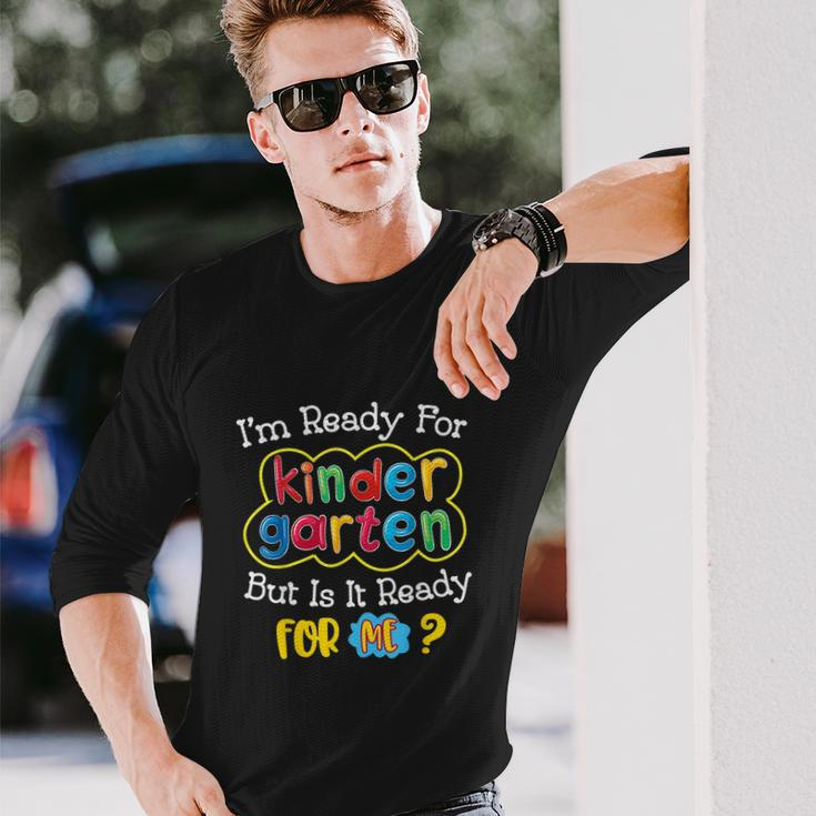 Back To School First Day Of Kindergarten Long Sleeve T-Shirt Gifts for Him