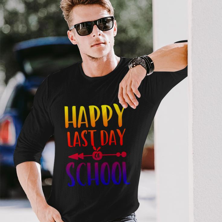 School Happy Last Day Of School V2 Long Sleeve T-Shirt Gifts for Him