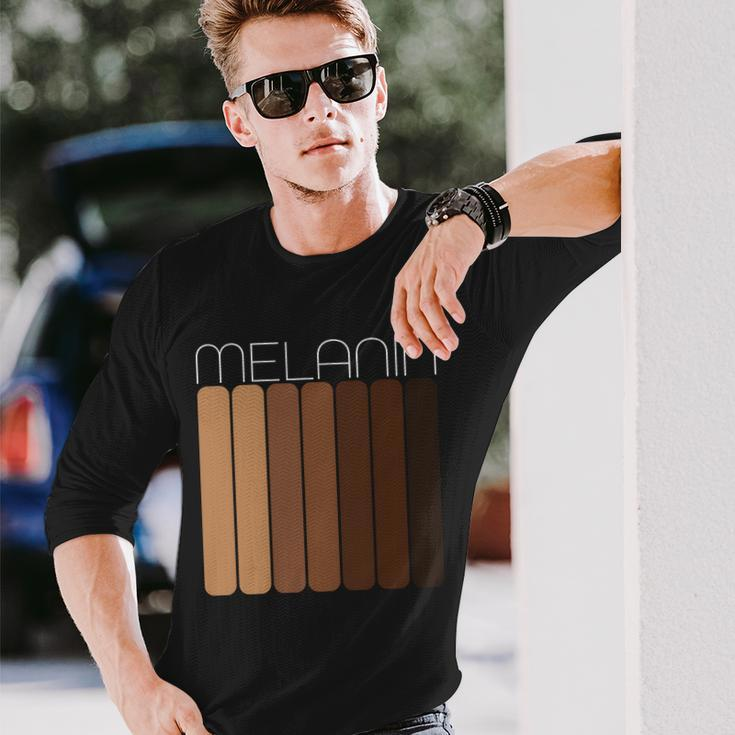 Shades Of Melanin Long Sleeve T-Shirt Gifts for Him