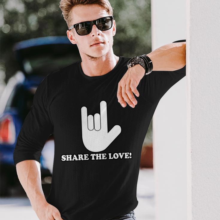 Share The Love Long Sleeve T-Shirt Gifts for Him