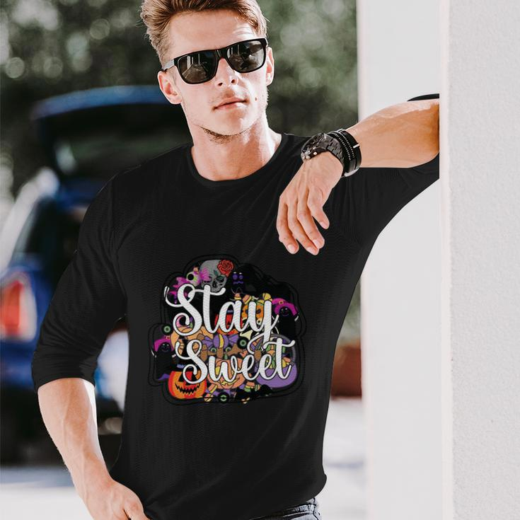 Stay Sweet Halloween Quote Long Sleeve T-Shirt Gifts for Him