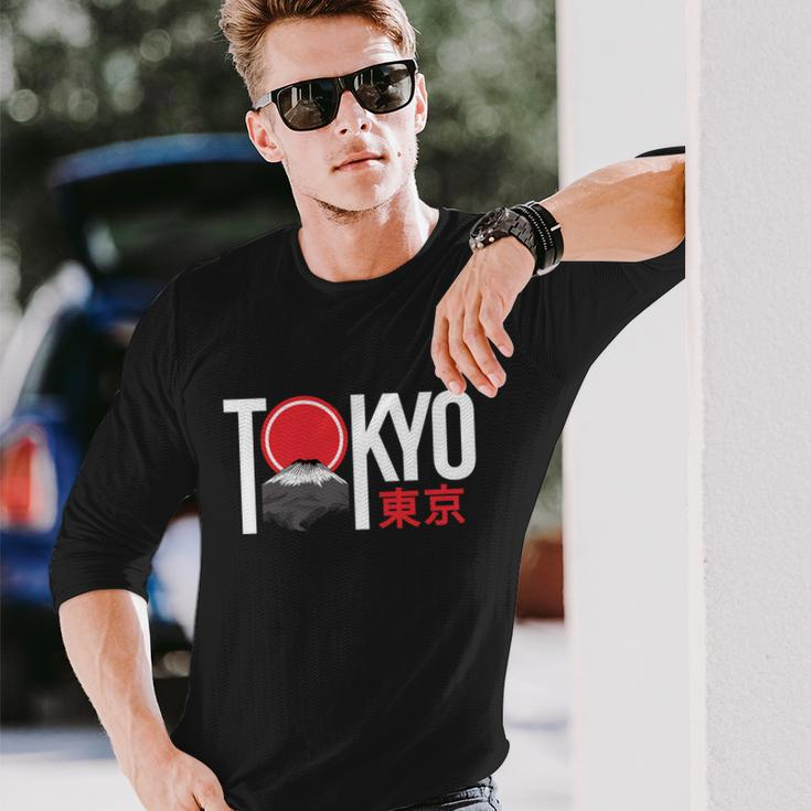 Tokyo Japan Tshirt Long Sleeve T-Shirt Gifts for Him
