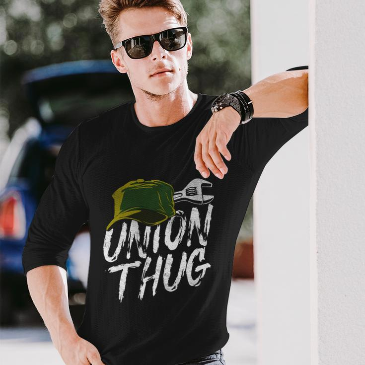 Union Thug Labor Day Skilled Union Laborer Worker V2 Long Sleeve T-Shirt Gifts for Him