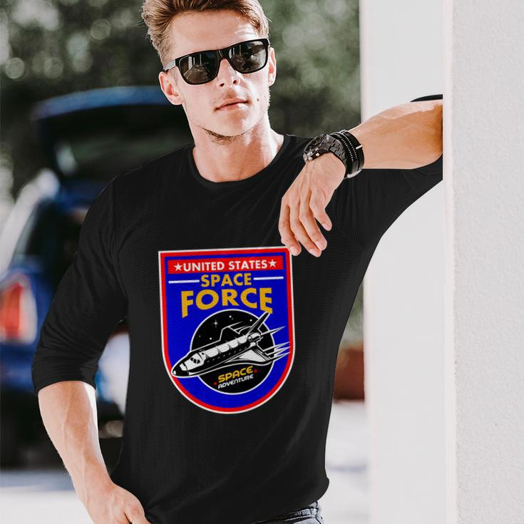 United States Space Force Adventure Ussf Long Sleeve T-Shirt Gifts for Him