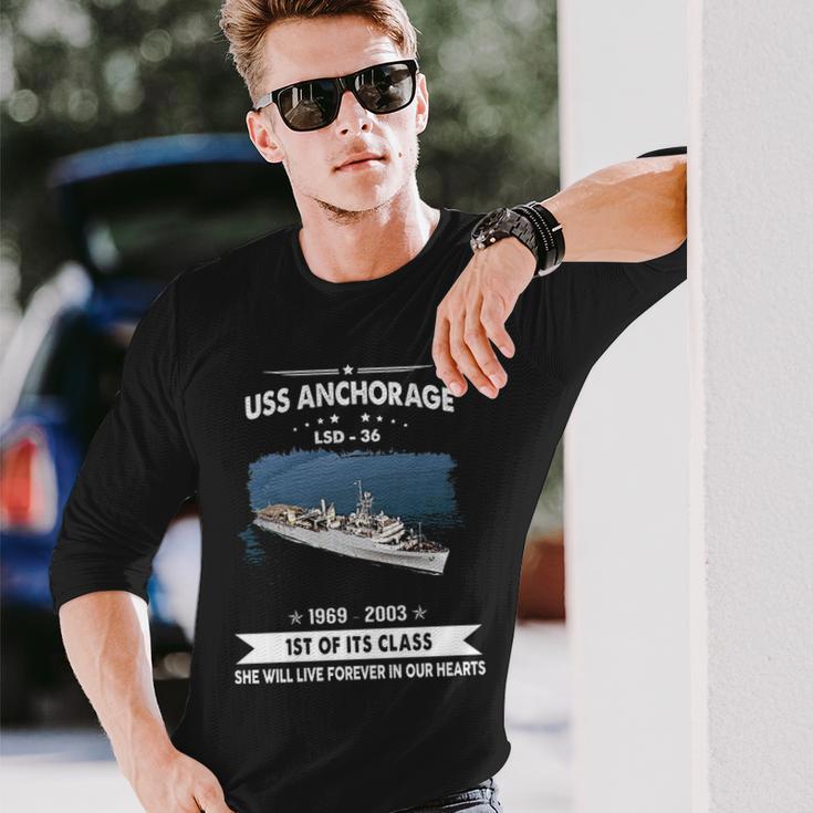 Uss Anchorage Lsd Long Sleeve T-Shirt Gifts for Him