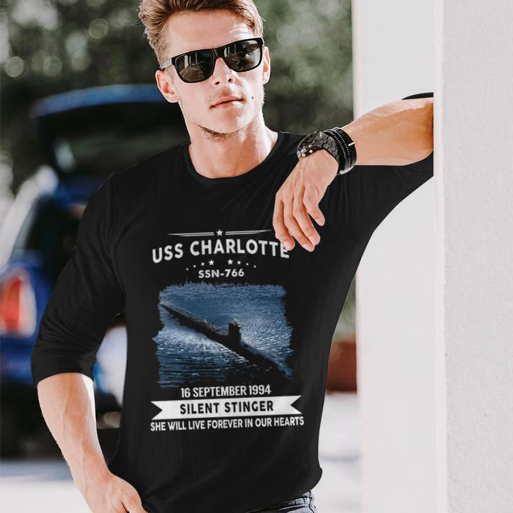 Uss Charlotte Ssn Long Sleeve T-Shirt Gifts for Him