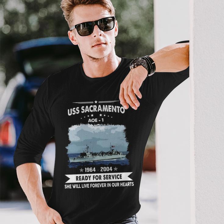 Uss Sacramento Aoe Long Sleeve T-Shirt Gifts for Him