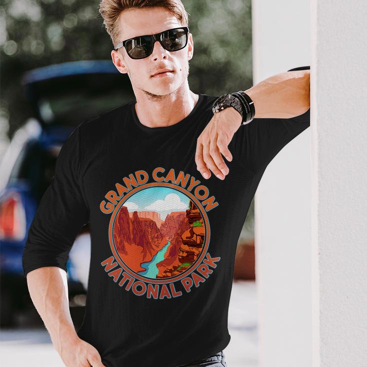 Vintage Grand Canyon National Park V2 Long Sleeve T-Shirt Gifts for Him