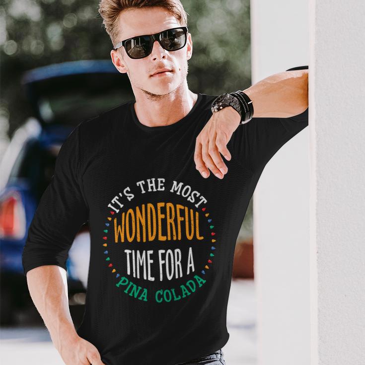 The Most Wonderful Time For Christmas In July Long Sleeve T-Shirt Gifts for Him