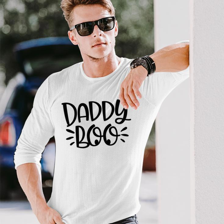 Halloween Daddy Boo Crew Long Sleeve T-Shirt Gifts for Him