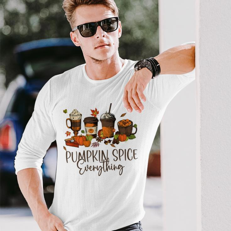 Halloween Pumpkin Spice Everything Thanksgiving V2 Long Sleeve T-Shirt Gifts for Him
