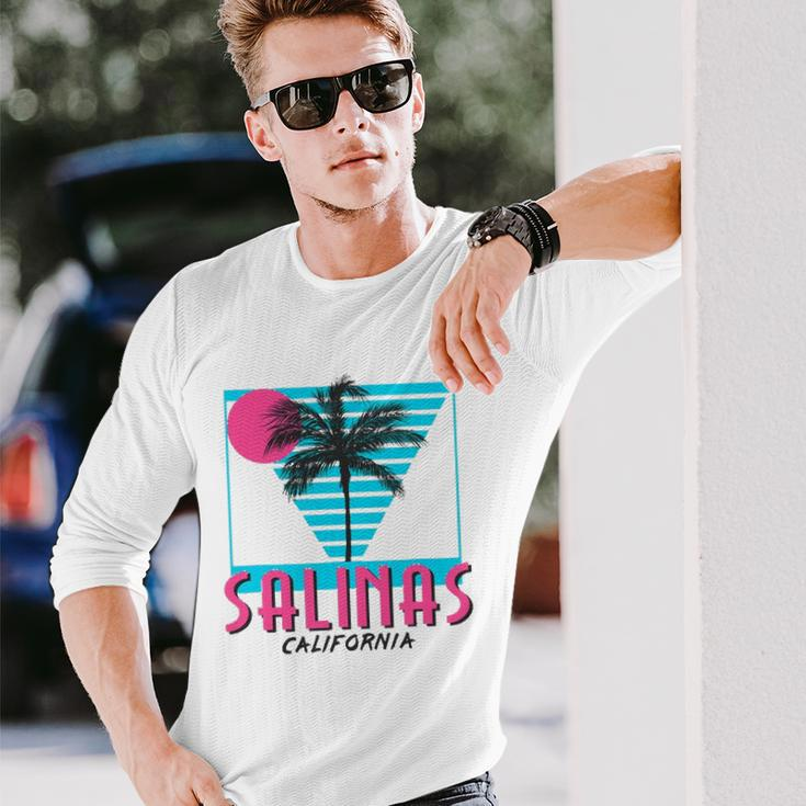 Salinas California Retro Ca Cool Long Sleeve T-Shirt Gifts for Him