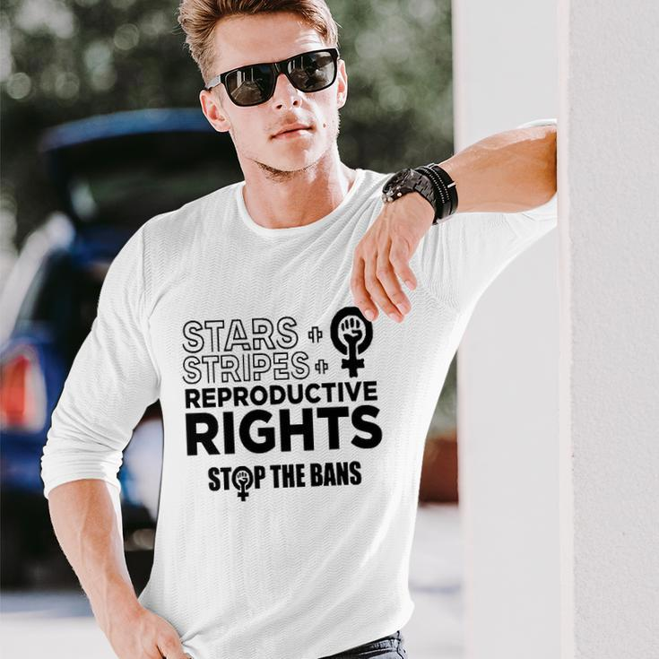 Stars Stripes Reproductive Rights Racerback Feminist Pro Choice My Body My Choice Long Sleeve T-Shirt T-Shirt Gifts for Him