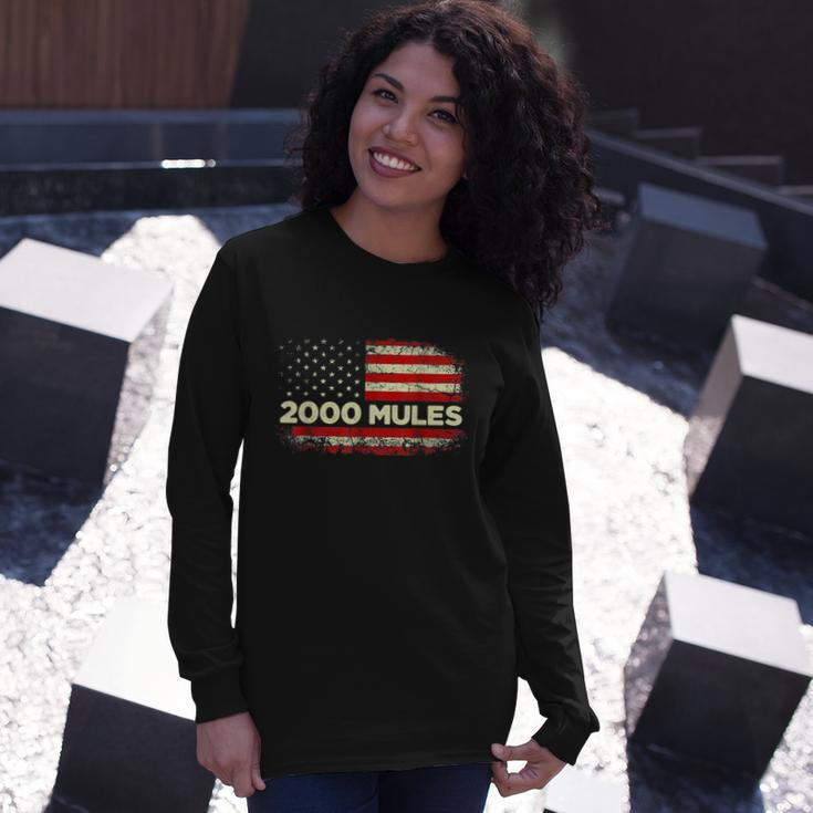 2000 Mules Pro Trump V2 Long Sleeve T-Shirt Gifts for Her