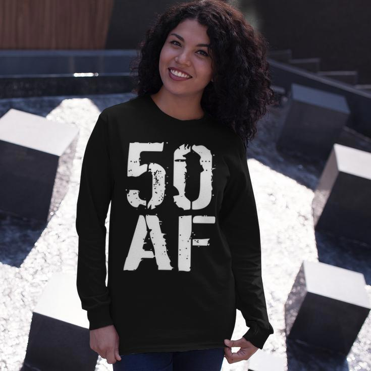 50 Af 50Th Birthday Long Sleeve T-Shirt Gifts for Her