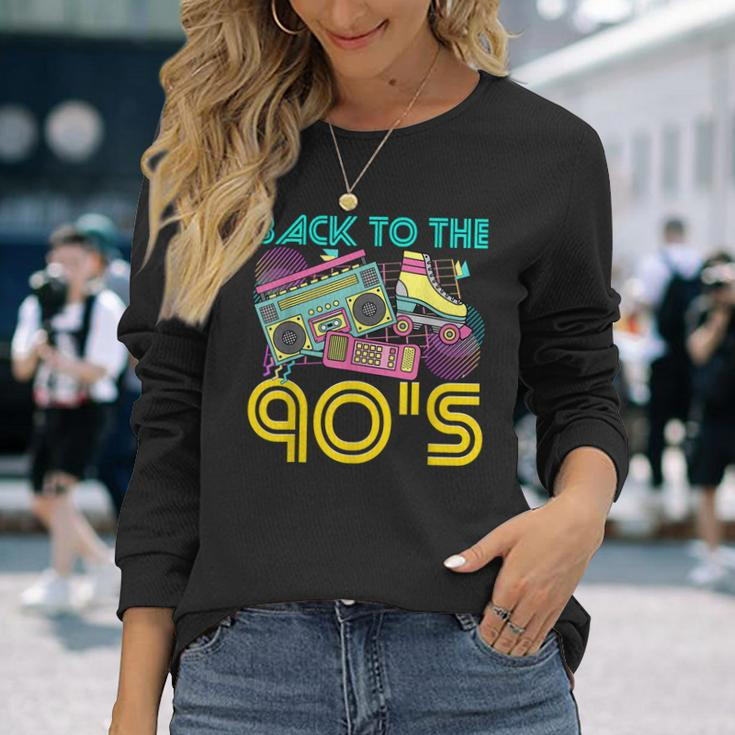 Back To The 90S Outfits For Women Retro Costume Party Men Women Long Sleeve T-Shirt T-shirt Graphic Print Gifts for Her
