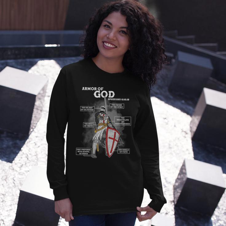 Armor Of God Ephesian 610-18 Tshirt Long Sleeve T-Shirt Gifts for Her