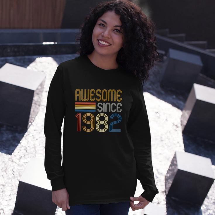 Awesome Since 1982 40Th Birthday V2 Long Sleeve T-Shirt Gifts for Her