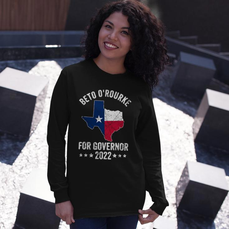Beto Orourke Texas Governor Elections 2022 Beto For Texas Tshirt Long Sleeve T-Shirt Gifts for Her