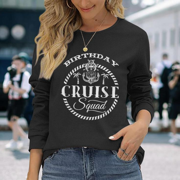Birthday Cruise Squad Birthday Party Cruise Squad 2022 V2 Men Women Long Sleeve T-Shirt T-shirt Graphic Print Gifts for Her