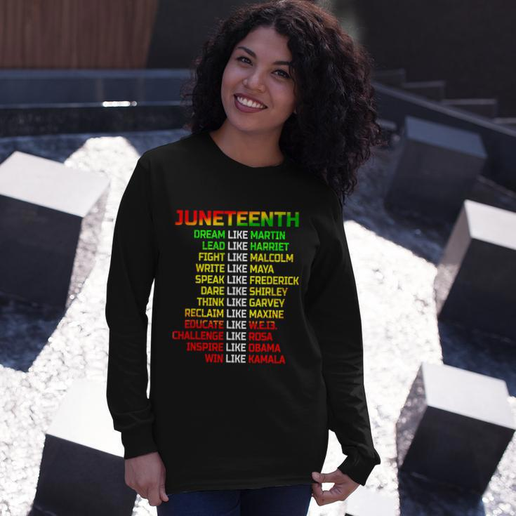 Black Women Freeish Since 1865 Party Decorations Juneteenth Long Sleeve T-Shirt Gifts for Her