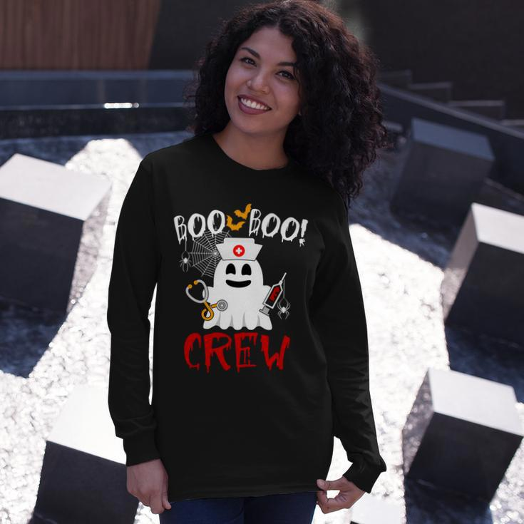 Boo Boo Crew Cute Halloween Long Sleeve T-Shirt Gifts for Her