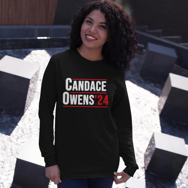 Candace Owens For President 2024 Political Long Sleeve T-Shirt Gifts for Her