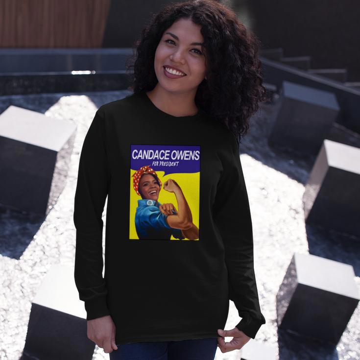 Candace Owens For President Long Sleeve T-Shirt Gifts for Her