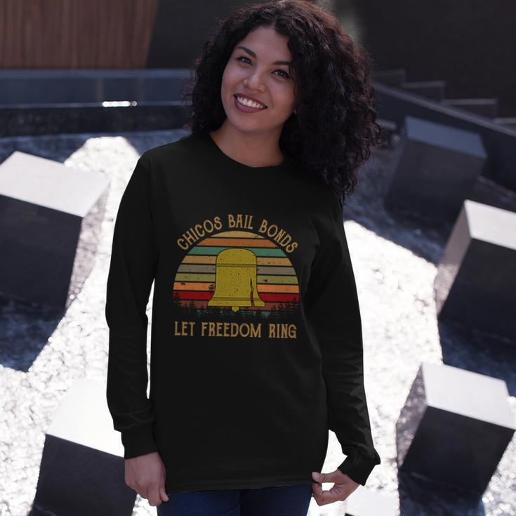 Chicos Bail Bonds Let Freedom Ring Vintage Long Sleeve T-Shirt Gifts for Her