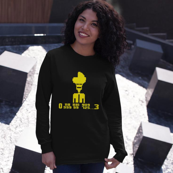 It Crowd Number Moss Long Sleeve T-Shirt Gifts for Her