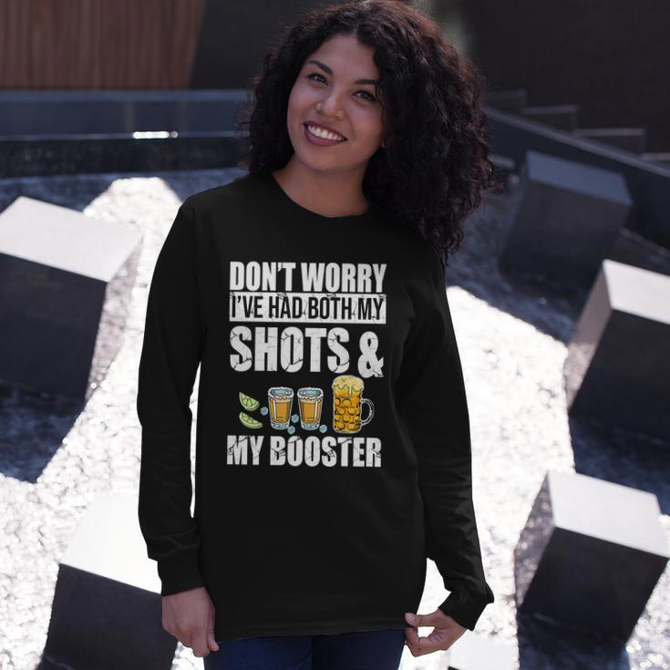 Dont Worry Had Both My Shots And Booster Tshirt Long Sleeve T-Shirt Gifts for Her