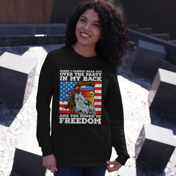 Eagle Mullet Party In The Back Sound Of Freedom 4Th Of July Long Sleeve T-Shirt Gifts for Her