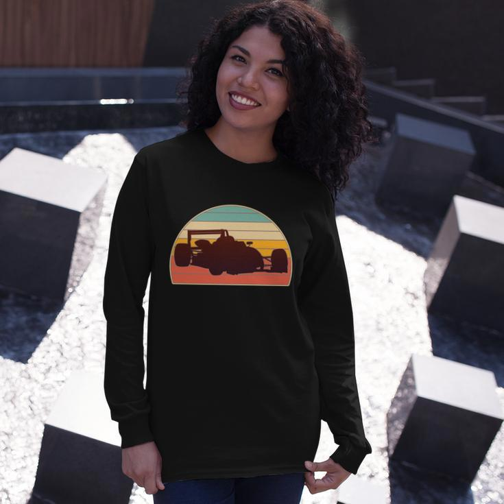 F1 Formula 1 Racing Car Retro Vintage Colors Long Sleeve T-Shirt Gifts for Her