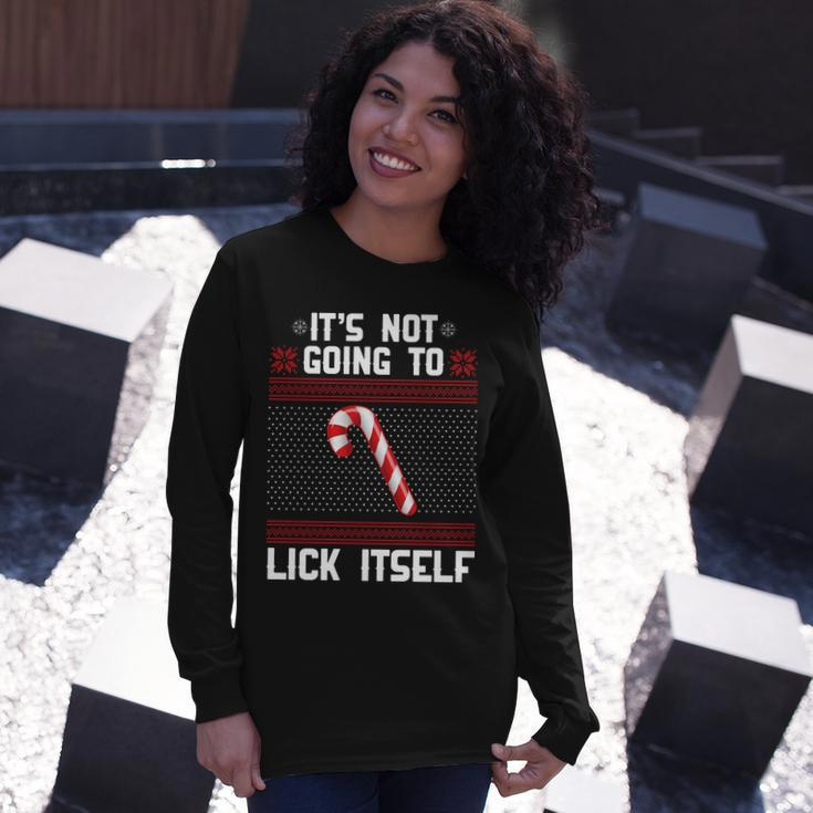 Its Not Going To Lick Itself Ugly Christmas Sweater Tshirt Long Sleeve T-Shirt Gifts for Her