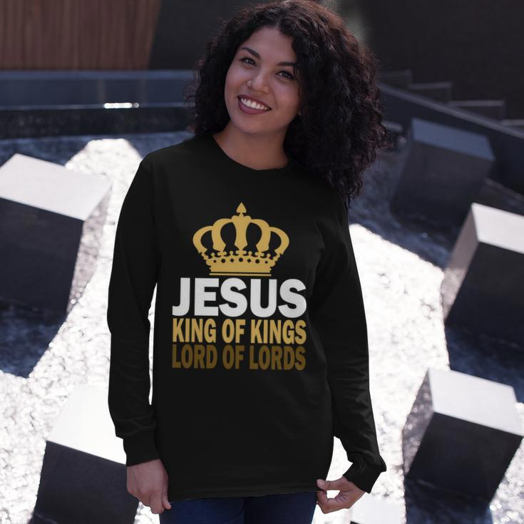 Jesus Lord Of Lords King Of Kings Tshirt Long Sleeve T-Shirt Gifts for Her