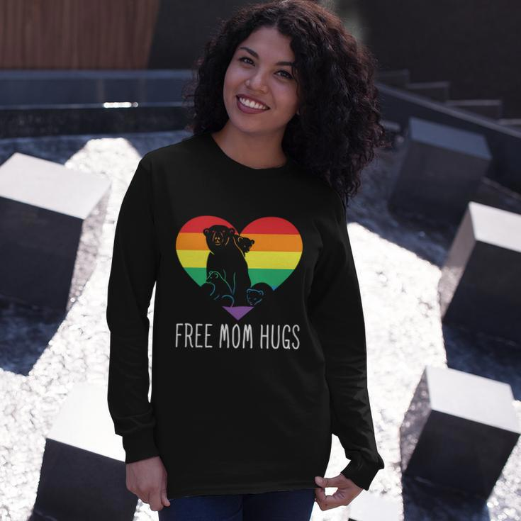 Lgbt Free Mom Hugs Pride Month Long Sleeve T-Shirt Gifts for Her