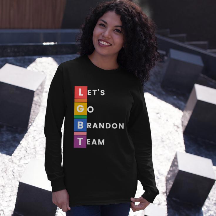 Lgbt Lets Go Brandon Team Long Sleeve T-Shirt Gifts for Her