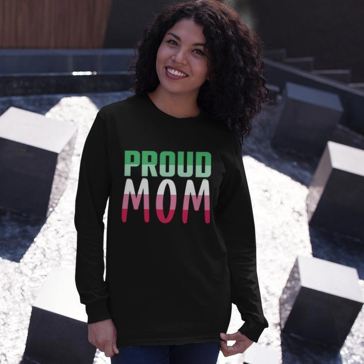 Lgbtq Gay Pride Month Proud Mom Queer Abrosexual Long Sleeve T-Shirt Gifts for Her