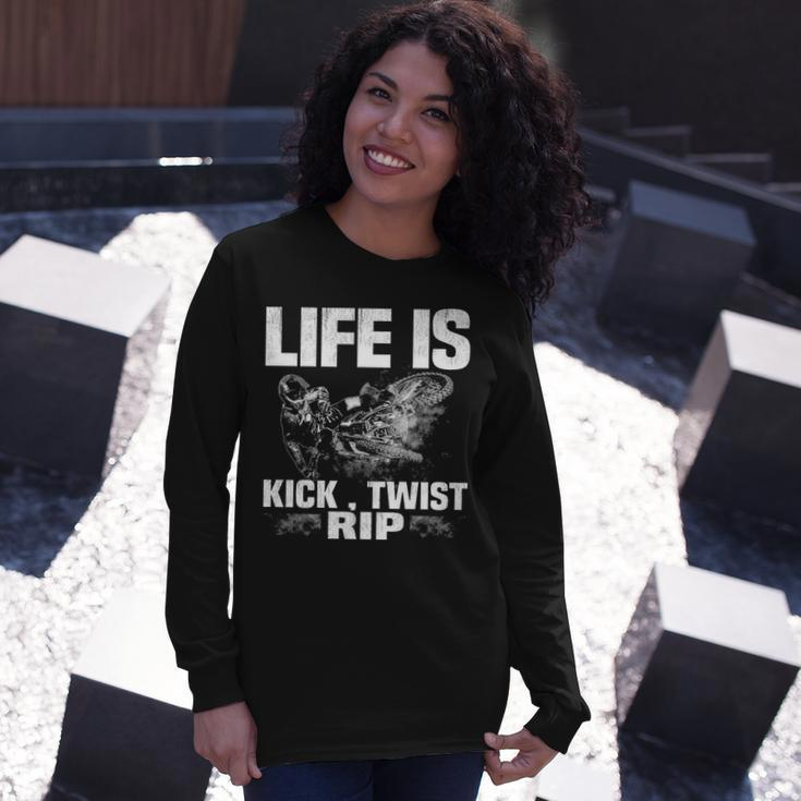 Life Is Kick Long Sleeve T-Shirt Gifts for Her