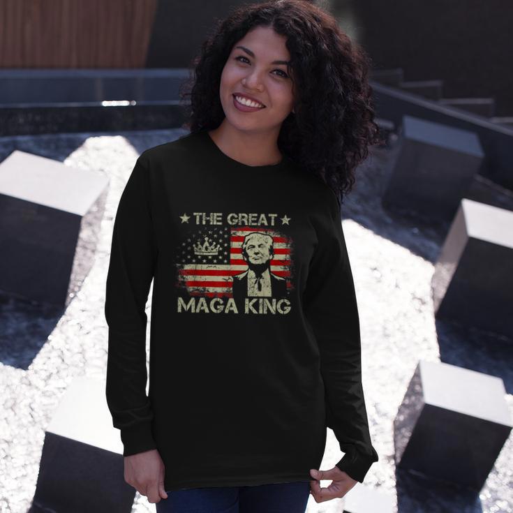 Maga King The Great Maga King Ultra Maga Tshirt V2 Long Sleeve T-Shirt Gifts for Her